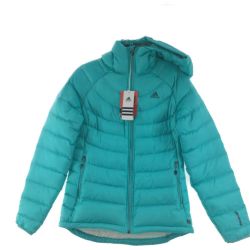 ▼▼ adidas アディダス レディース ダウンジャケット M  DEP99 エメラルドグリーン Bランク