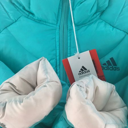  adidas アディダス レディース ダウンジャケット M  DEP99 エメラルドグリーン