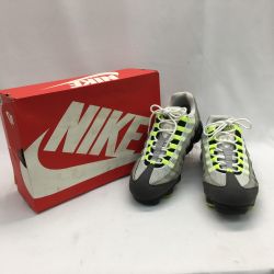 ▼▼ NIKE ナイキ メンズ スニーカー エアヴェイパーマックス95 "ネオン" AJ7292-001 グレーグラデーション Bランク