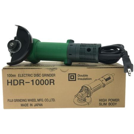   電動工具 富士製砥 ディスクグラインダー 砥石付属 100V HDR-1000R