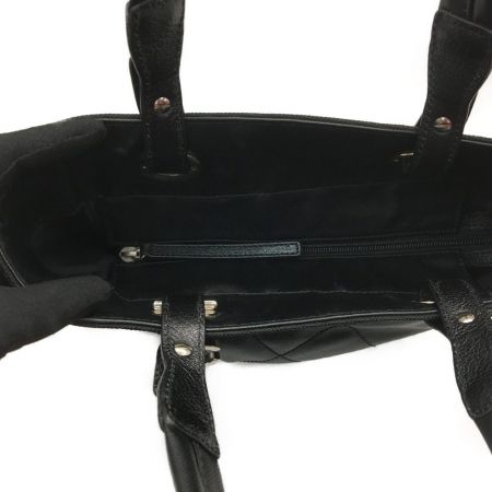  CHANEL シャネル レディーストートバッグ パリビアリッツSM Gカード付 ブラック