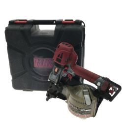 ▼▼ MAX マックス エア釘打ち スーパーネイラ 65mm ケース付属 強い汚れ HN-65N2 ブラック x レッド Bランク