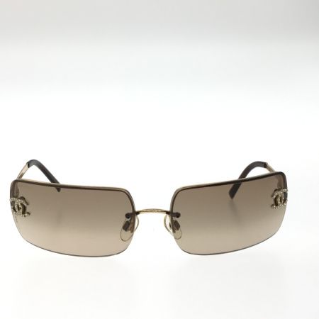  CHANEL シャネル アイウェア サングラス ココマーク ラインストーン一部欠損 4104-B