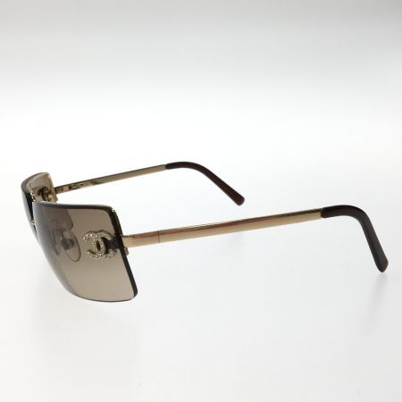  CHANEL シャネル アイウェア サングラス ココマーク ラインストーン一部欠損 4104-B