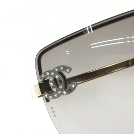  CHANEL シャネル アイウェア サングラス ココマーク ラインストーン一部欠損 4104-B