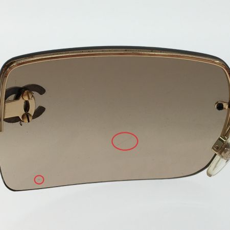 CHANEL シャネル アイウェア サングラス ココマーク ラインストーン一部欠損 4104-B