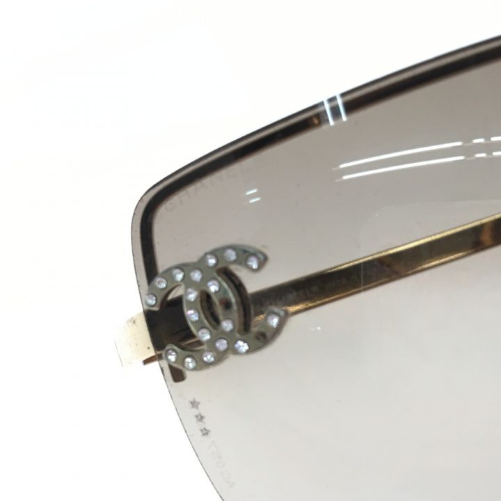 CHANEL シャネル アイウェア サングラス ココマーク ラインストーン一