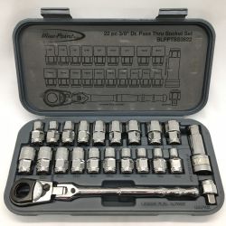 ▼▼ Blue-Point 22pc 3/8" パススルーソケットセット  BLPPTSS3822 Aランク