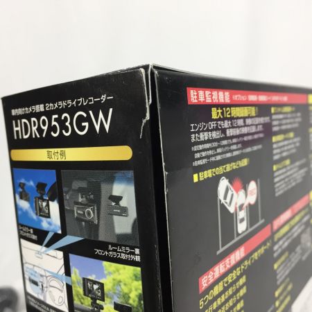  COMTEC 車内向けカメラ搭載 2カメラドライブレコーダー HDR953GW microSDカード欠品