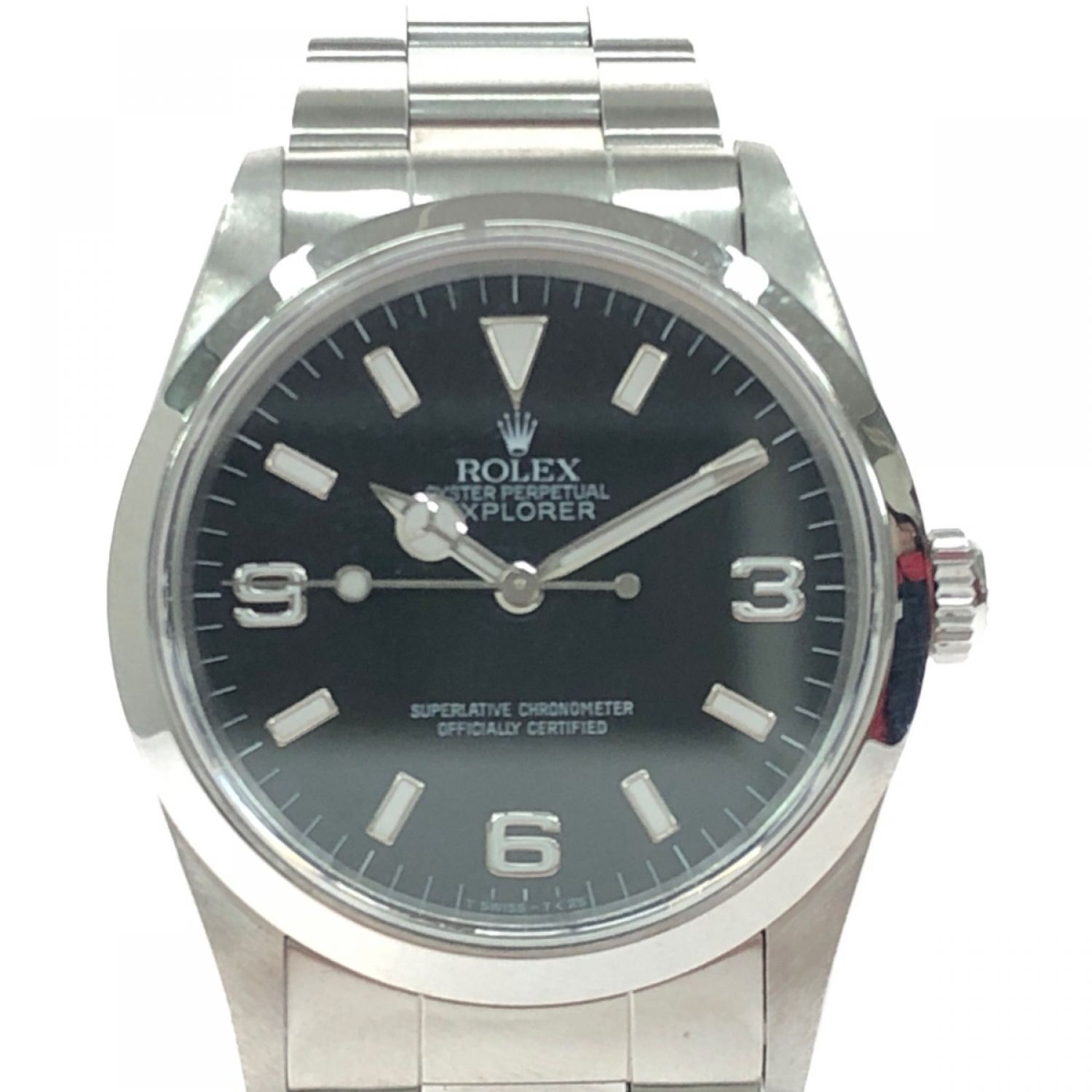 ロレックス ROLEX 14270 U番(1997年頃製造) ブラック メンズ 腕時計