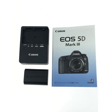  CANON キャノン デジタル一眼レフカメラ EOS 5D Mark III 充電器・バッテリー付属  DS12631 ブラック