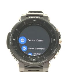 ▼▼ CASIO カシオ メンズ スマートウォッチ PRO TREK WSD-F30-BK Aランク