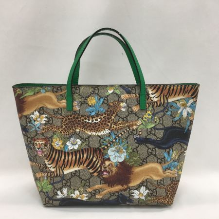  GUCCI グッチ レディーストートバッグ キッズバッグ GGタイガー 410812