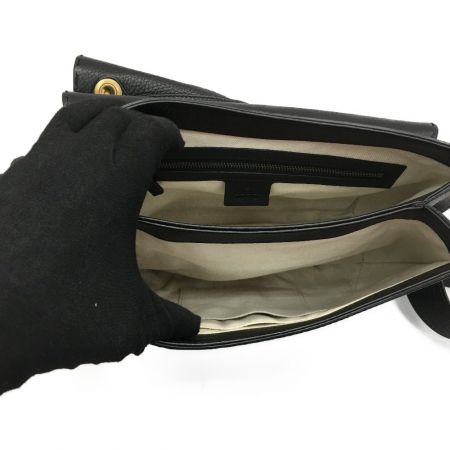  GUCCI グッチ ショルダーバッグ GGマーモント キャットヘッド 409154 ブラック