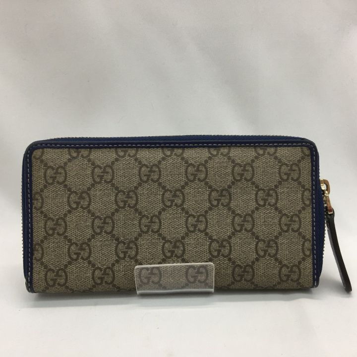 GUCCI グッチ ユニセックス 長財布 ラウンドファスナー GGスプリーム アメリカ国旗 304196｜中古｜なんでもリサイクルビッグバン