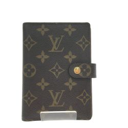 ▼▼ LOUIS VUITTON ルイヴィトン 手帳カバー アジェンダPM モノグラム 6ツ穴 R20005 Bランク