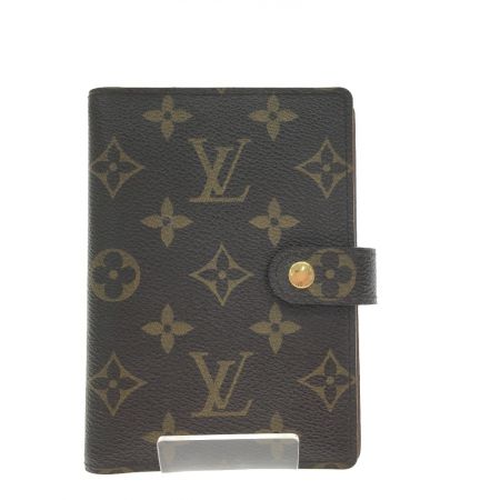  LOUIS VUITTON ルイヴィトン 手帳カバー アジェンダPM モノグラム 6ツ穴 R20005