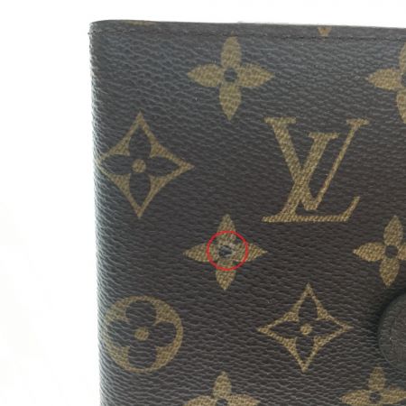  LOUIS VUITTON ルイヴィトン 手帳カバー アジェンダPM モノグラム 6ツ穴 R20005