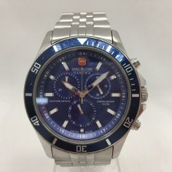 ▼▼ HANOWA メンズ腕時計 クオーツ HANOWA ハノワ フラッグシップ ML339 ネイビー Bランク