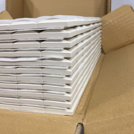  LIXIL リクシル エコカラット ヴィーレ 30角ネット張り 11シート入 2箱 ECO-30NET/WE1 (1)