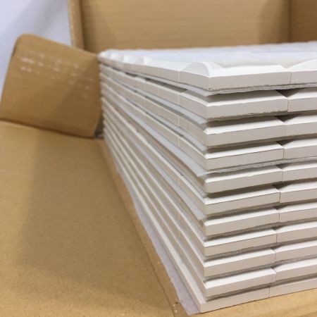  LIXIL リクシル エコカラット ヴィーレ 30角ネット張り 11シート入 2箱 ECO-30NET/WE1 (2)