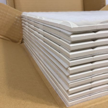  LIXIL リクシル エコカラット ヴィーレ 30角ネット張り 11シート入 2箱 ECO-30NET/WE1 (3)