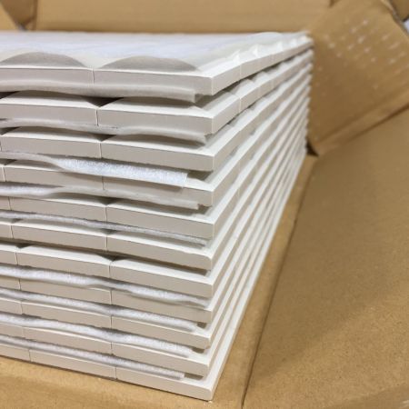  LIXIL リクシル エコカラット ヴィーレ 30角ネット張り 11シート入 2箱 ECO-30NET/WE1 (4)