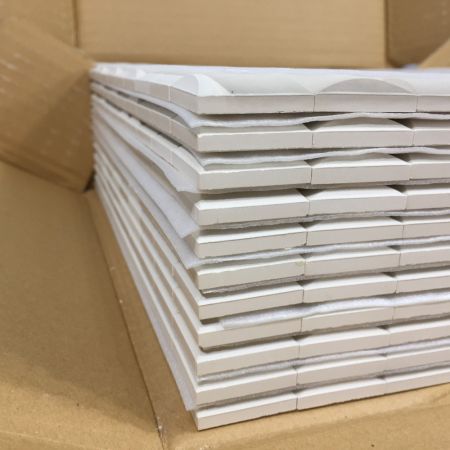  LIXIL リクシル エコカラット ヴィーレ 30角ネット張り 11シート入 2箱 ECO-30NET/WE1 (4)