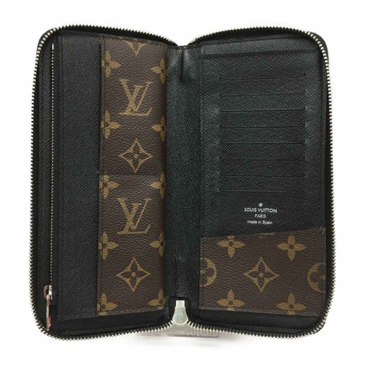 LOUIS VUITTON ルイヴィトン ラウンドファスナー モノグラム マカサー  