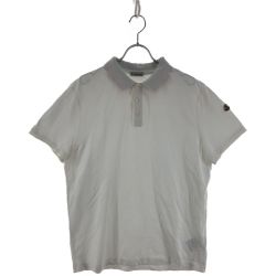 ▼▼ MONCLER モンクレール ポロシャツ メンズ XL RN116347 ホワイト Aランク