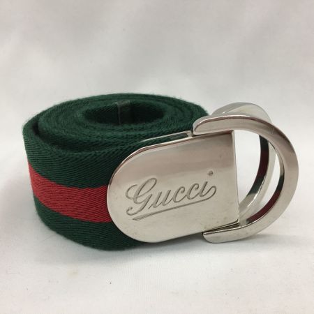 【中古】 GUCCI グッチ トリコロール シェリーライン ベルト