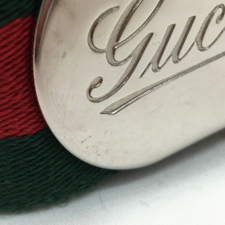  GUCCI グッチ トリコロール シェリーライン ベルト 189812-1476 グリーン×レッド