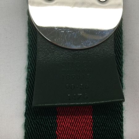  GUCCI グッチ トリコロール シェリーライン ベルト 189812-1476 グリーン×レッド