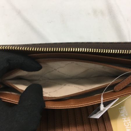 MICHAEL KORS マイケルコース ジェット セット トラベル シグネチャー ウォレット 35H8GTVT1B ブラウン