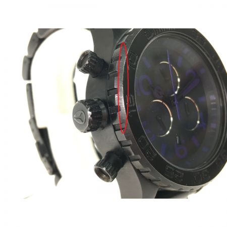 NIXON ニクソン メンズ腕時計 クオーツ クロノグラフ デイト THE 42-20 ブラック｜中古｜なんでもリサイクルビッグバン