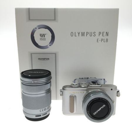  OLYMPUS オリンパス OLYMPUS PEN E-PL8 EZ ダブルズームキット  E-PL8