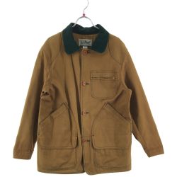 ▼▼ L.L.Bean エルエルビーン ハンディングジャケット SIZE M A847 オレンジｘグリーン 色褪せあり Bランク
