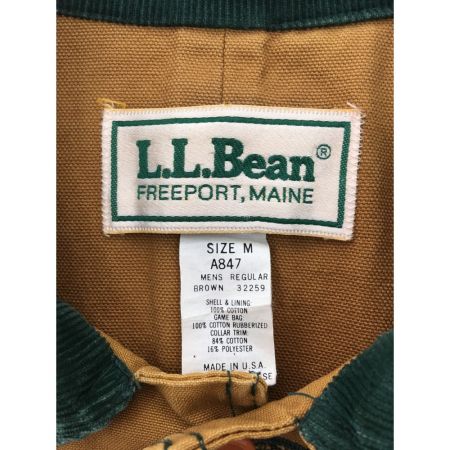  L.L.Bean エルエルビーン ハンディングジャケット SIZE M A847 オレンジｘグリーン 色褪せあり