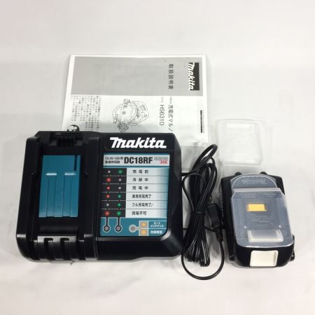  MAKITA マキタ 165mm 充電式マルノコ hs631dgxs ブラック