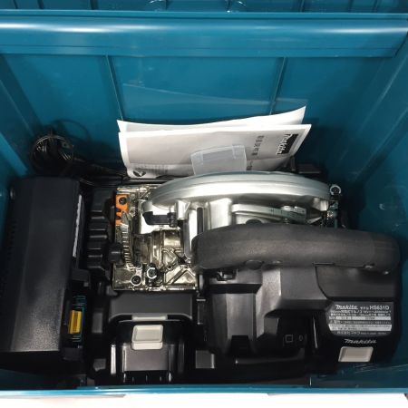  MAKITA マキタ 165mm 充電式マルノコ hs631dgxs ブラック