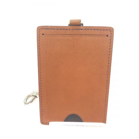  Orobianco オロビアンコ リールパスケース 定期入れ ブラウン×ブラック