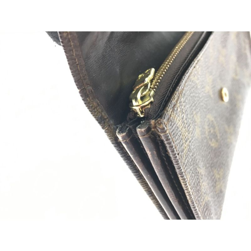 中古】 LOUIS VUITTON ルイヴィトン 長財布 モノグラム Cランク