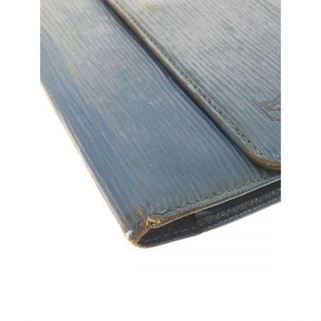  LOUIS VUITTON ルイヴィトン 長財布 エピ ポルトトレゾール インターナショナル M63385 ブルー