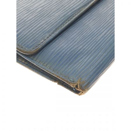  LOUIS VUITTON ルイヴィトン 長財布 エピ ポルトトレゾール インターナショナル M63385 ブルー