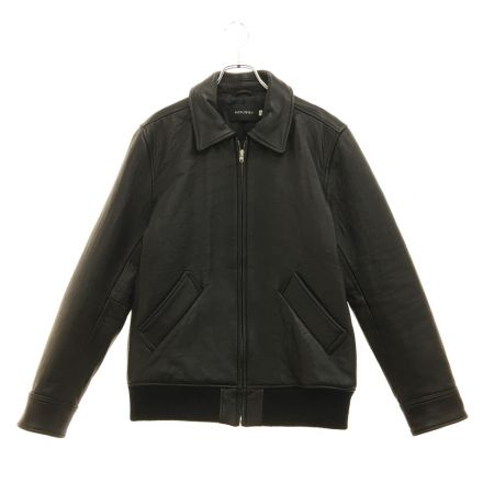  moussy マウジ メンズ レザージャケット ラムレザー Mサイズ ブラック