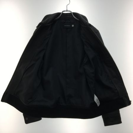  moussy マウジ メンズ レザージャケット ラムレザー Mサイズ ブラック