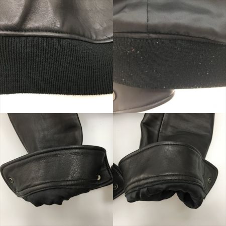  moussy マウジ メンズ レザージャケット ラムレザー Mサイズ ブラック