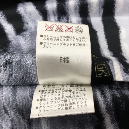  ITALIYA イタリヤ レディースジャケット ベルベット×タイガー 日本製 サイズ9 ブラック