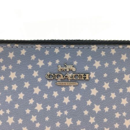  COACH コーチ レディース長財布 ラウンドファスナー ダスティスター F67614