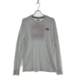 ▼▼ THE NORTH FACE ザノースフェイス 長袖Tシャツ メンズ M RN#61661CA#30516 ホワイト Bランク